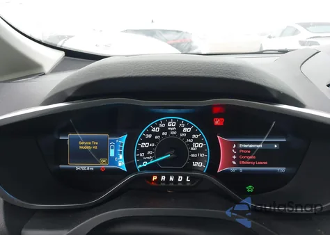 2013 Ford C-Max Hybrid Sel из США, поврежденный, VIN 1FADP5BU8DL529720